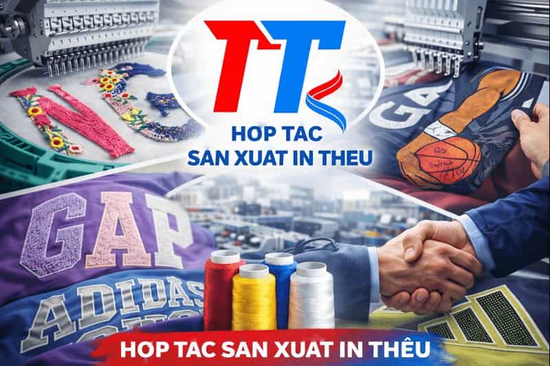 Hợp Tác Sản Xuất In Thêu